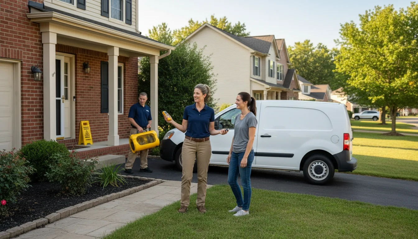 Residential water damage restoration in Springfield, ID